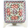Janelle Imports Square Luncheon Plate In Red Poppies
