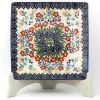 Janelle Imports Square Luncheon Plate In Autumn Bouquet