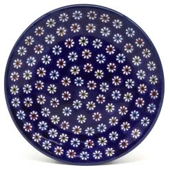Janelle Imports Bread & Butter Plate In Tiny Flowers On Blue