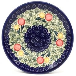 Janelle Imports Bread & Butter Plate In Tulips