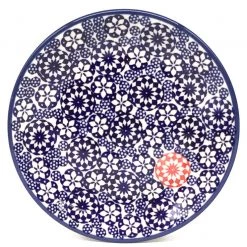 Janelle Imports Bread & Butter Plate In Red Snowflake