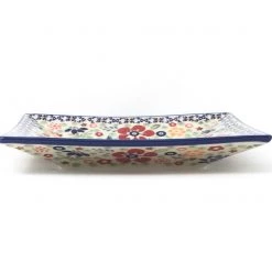 Janelle Imports Square Luncheon Plate In Summer Arrangement