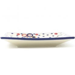 Janelle Imports Square Luncheon Plate In Modern Circles