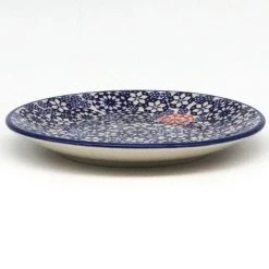 Janelle Imports Bread & Butter Plate In Red Snowflake