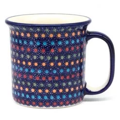 Janelle Imports Straight Cup 12 Oz In Multi-Colored Dots