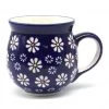 Janelle Imports Lady's Cup 10.5 Oz In Flowers On Blue