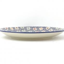 Janelle Imports Dinner Plate 10" In Modern Checkers