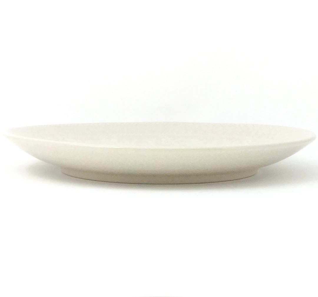 Janelle Imports Dinner Plate 10" In White On White 4 Janelle Imports Dinner Plate 10" In White On White
