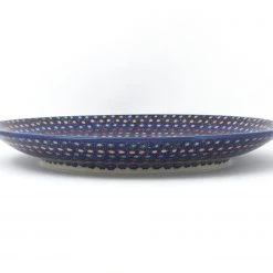 Janelle Imports Dinner Plate 10" In Multi-Colored Dots