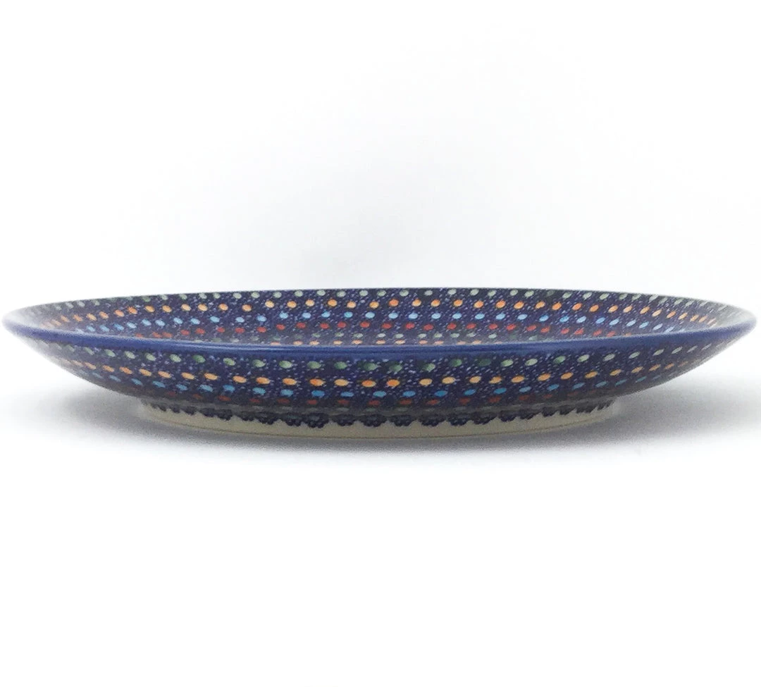 Janelle Imports Dinner Plate 10" In Multi-Colored Dots 4 Janelle Imports Dinner Plate 10" In Multi-Colored Dots