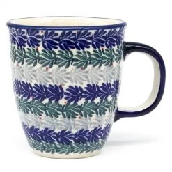Janelle Imports Bistro Cup 10.5 Oz In Spruce Garland