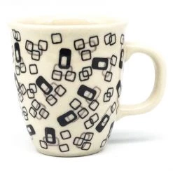 Janelle Imports Bistro Cup 10.5 Oz In Modern Gray & Black