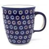 Janelle Imports Bistro Cup 10.5 Oz In Tiny Flowers On Blue