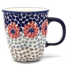 Janelle Imports Bistro Cup 10.5 Oz In Red Zinnia