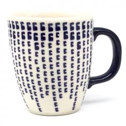Janelle Imports Bistro Cup 10.5 Oz In Blue Rain