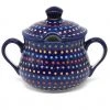Janelle Imports Family Style Sugar Bowl 14 Oz In Multi-Colored Dots 1 Janelle Imports Family Style Sugar Bowl 14 Oz In Multi-Colored Dots