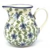 Janelle Imports Family Style Creamer 16 Oz In Blue Clematis