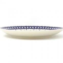 Janelle Imports Dinner Plate 10" In Blue Stars
