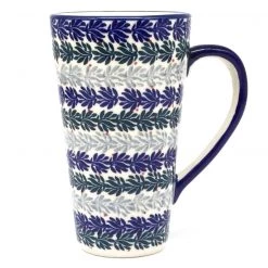 Janelle Imports Tall Cup 12 Oz In Spruce Garland