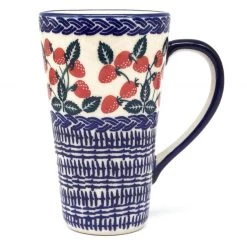 Janelle Imports Tall Cup 12 Oz In Strawberry Field