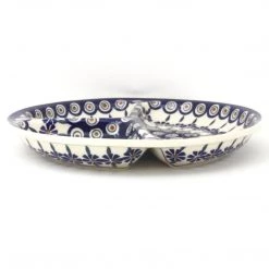 Janelle Imports Divided Plate In Peacock