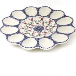 Janelle Imports Deviled Egg Plate In Lattice