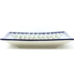Janelle Imports Square Luncheon Plate In Modern Dots