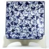 Janelle Imports Square Luncheon Plate In Blue Butterfly