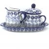Janelle Imports Creamer & Sugar Set W/Tray In All Stars 1 Janelle Imports Creamer & Sugar Set W/Tray In All Stars