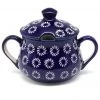 Janelle Imports Family Style Sugar Bowl 14 Oz In Pinwheel