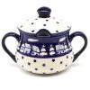 Janelle Imports Family Style Sugar Bowl 14 Oz In Winter