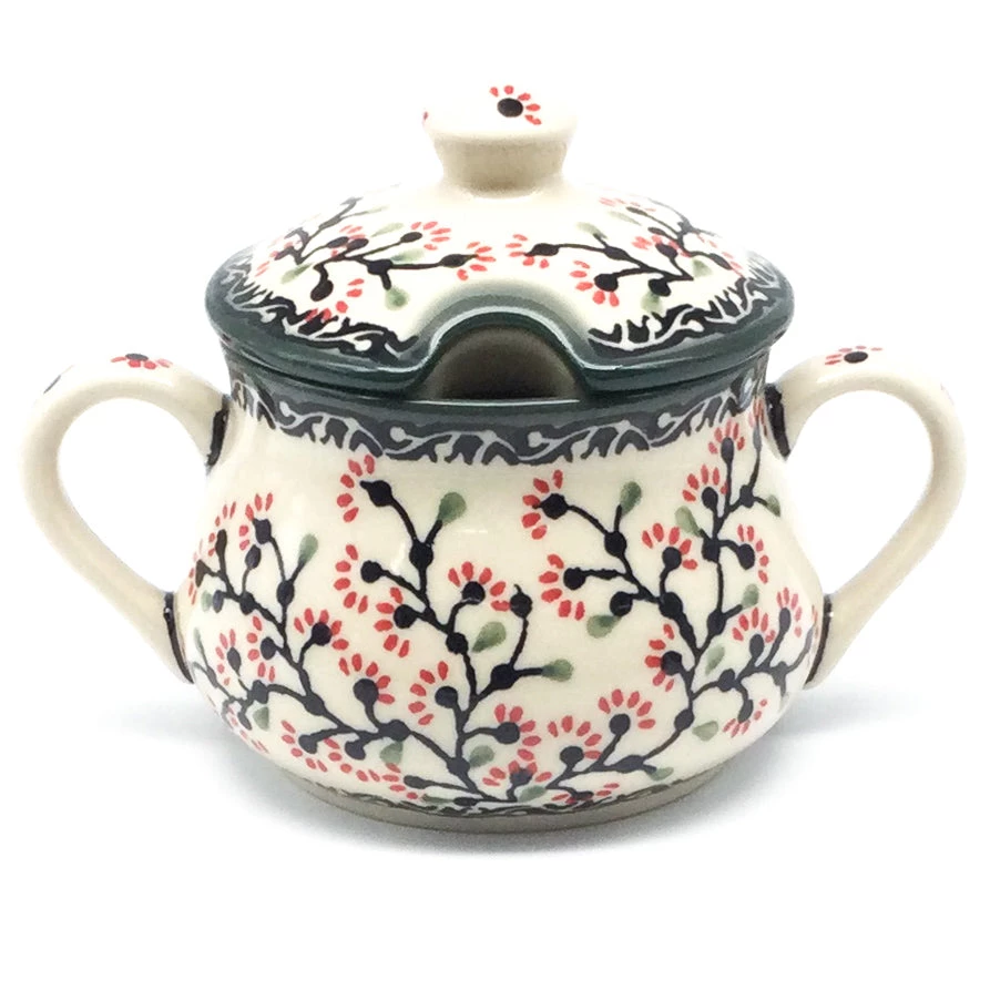 Janelle Imports Family Style Sugar Bowl 14 Oz In Japanese Cherry 3 Janelle Imports Family Style Sugar Bowl 14 Oz In Japanese Cherry