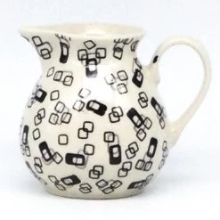 Janelle Imports Family Style Creamer 16 Oz In Modern Gray & Black