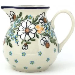 Janelle Imports Family Style Creamer 16 Oz In Spectacular Daisy