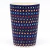 Janelle Imports Toothbrush Holder/Cup In Multi-Colored Dots