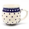 Janelle Imports Gentlemen's Cup 16 Oz In Blue Stars