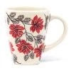 Janelle Imports Square Cup 12 Oz In Red & Gray