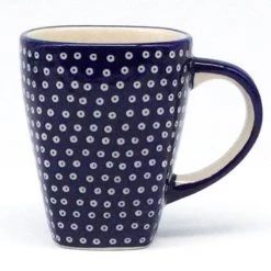 Janelle Imports Square Cup 12 Oz In Blue Elegance