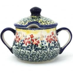Janelle Imports Family Style Sugar Bowl 14 Oz In Country Summer