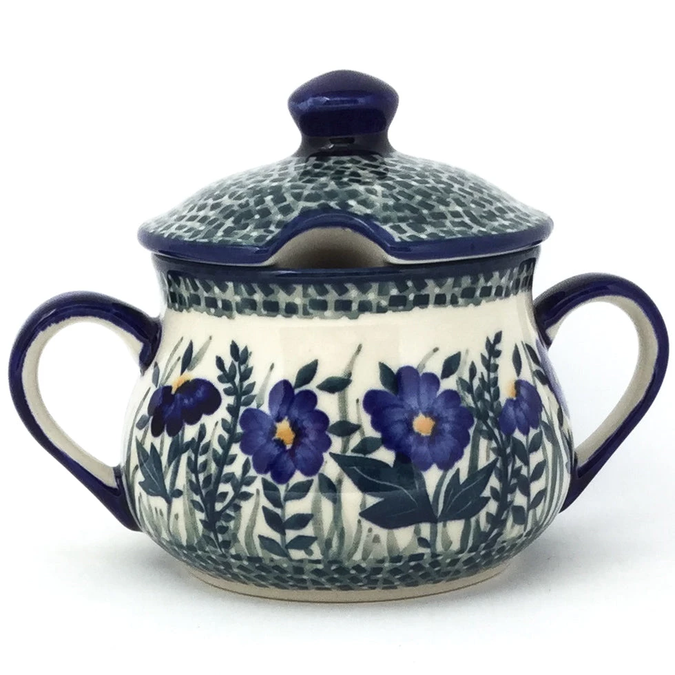 Janelle Imports Family Style Sugar Bowl 14 Oz In Wild Blue 3 Janelle Imports Family Style Sugar Bowl 14 Oz In Wild Blue