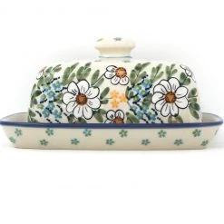 Janelle Imports Butter Dish In Spectacular Daisy