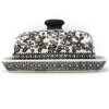 Janelle Imports Butter Dish In Gray & Black
