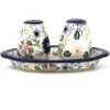Janelle Imports Salt & Pepper Set W/Tray In Morning Breeze 2 Janelle Imports Salt & Pepper Set W/Tray In Morning Breeze