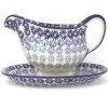 Janelle Imports Gravy Boat W/Tray 1 Qt In All Stars