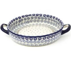 Janelle Imports Round Baker W/Handles In All Stars