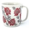 Janelle Imports Straight Cup 12 Oz In Red & Gray 2 Janelle Imports Straight Cup 12 Oz In Red & Gray
