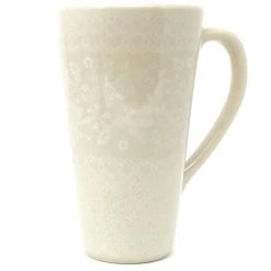 Janelle Imports Tall Cup 12 Oz In White On White