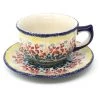 Janelle Imports Tea Cup W/Saucer 8 Oz In Country Summer