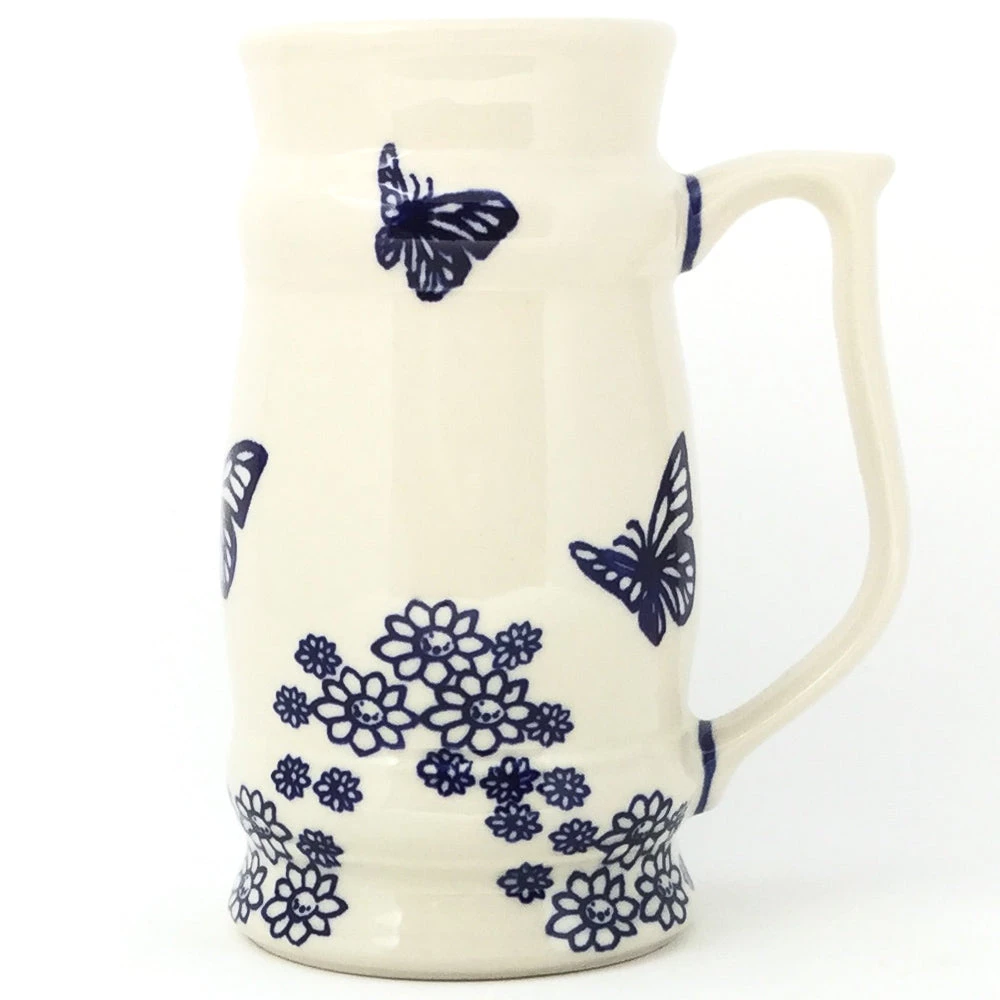 Janelle Imports Large Beer Stein 28 Oz In Butterfly 3 Janelle Imports Large Beer Stein 28 Oz In Butterfly