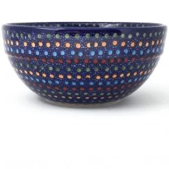Janelle Imports Soup Bowl 24 Oz In Multi-Colored Dots